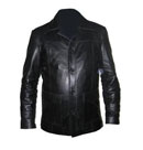 mens stylish black soft leather jacket