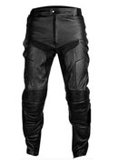 Honda Black Motorbike Leather Trouser