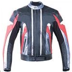 Colorful Motorcycle Leather Jacket
