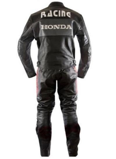 New stylish Honda Black Motorbike Leather Suit