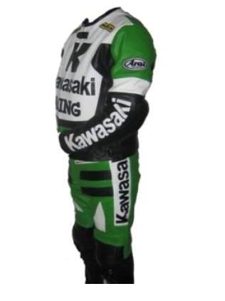New Stylish "Kawasaki Racing 1" Motorbike Leather 