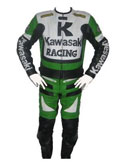Kawasaki Racing 1 Motorcycle Leather Suit