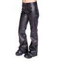 Ladies Black Color Leather Pant