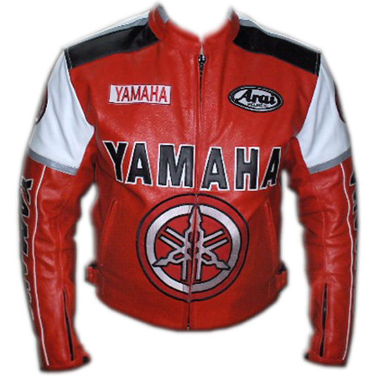 Motorbike Leather Jacket YAMAHA Brand