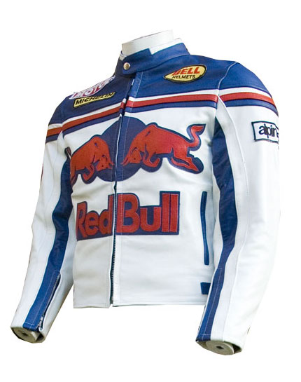 Red Bull Biker Racing Leather Jacket