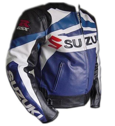 SUZUKI Brand GSXR-Motorbike Leather Jacket