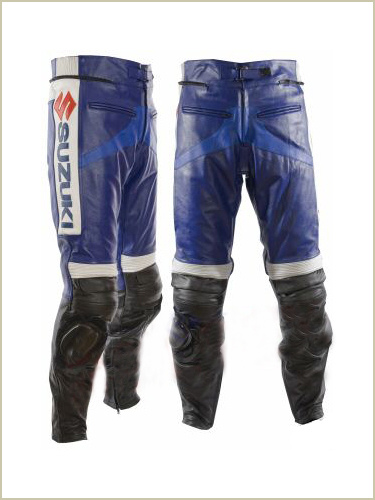 Suzuki Motorcycle Biker Leather Pant