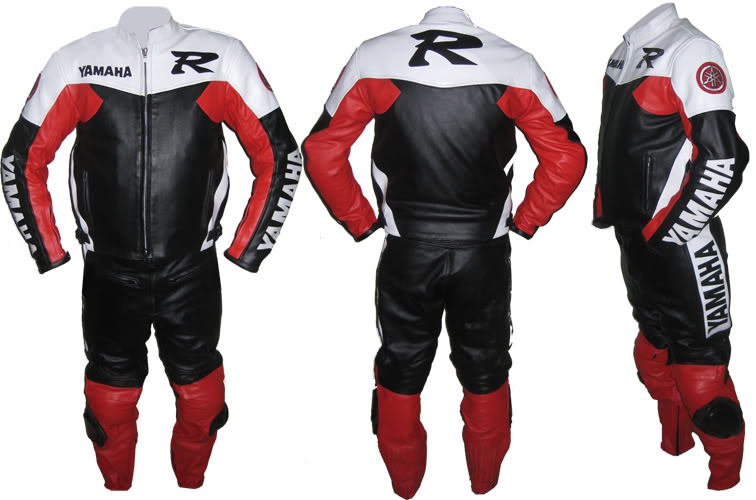 Yamaha R Motorcycle Riding Leather Suit