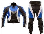 biker racing 2 piece leather suit