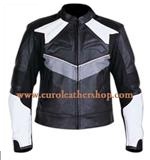 mans motorbike fashion leather jacket