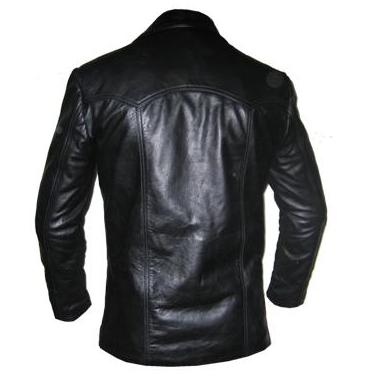 mens stylish black soft leather jacket