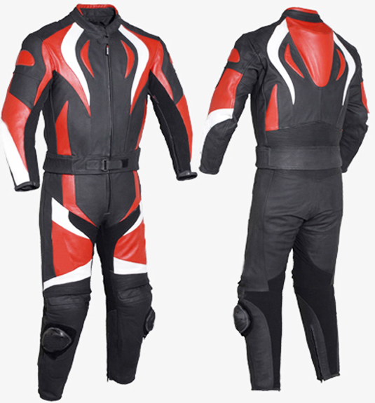 one 1 piece biker racing leather suit