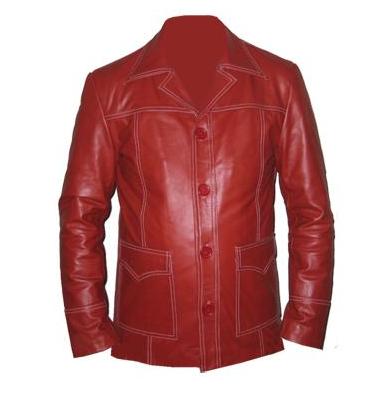 New Red Color Soft Aniline Leather Jacket