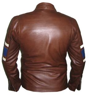 new stylish dark brown soft leather jacket 