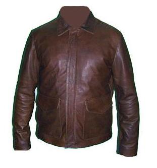 Vintage dark brown cowhide aniline leather jacket
