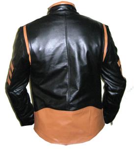 x-men style black soft leather jacket 